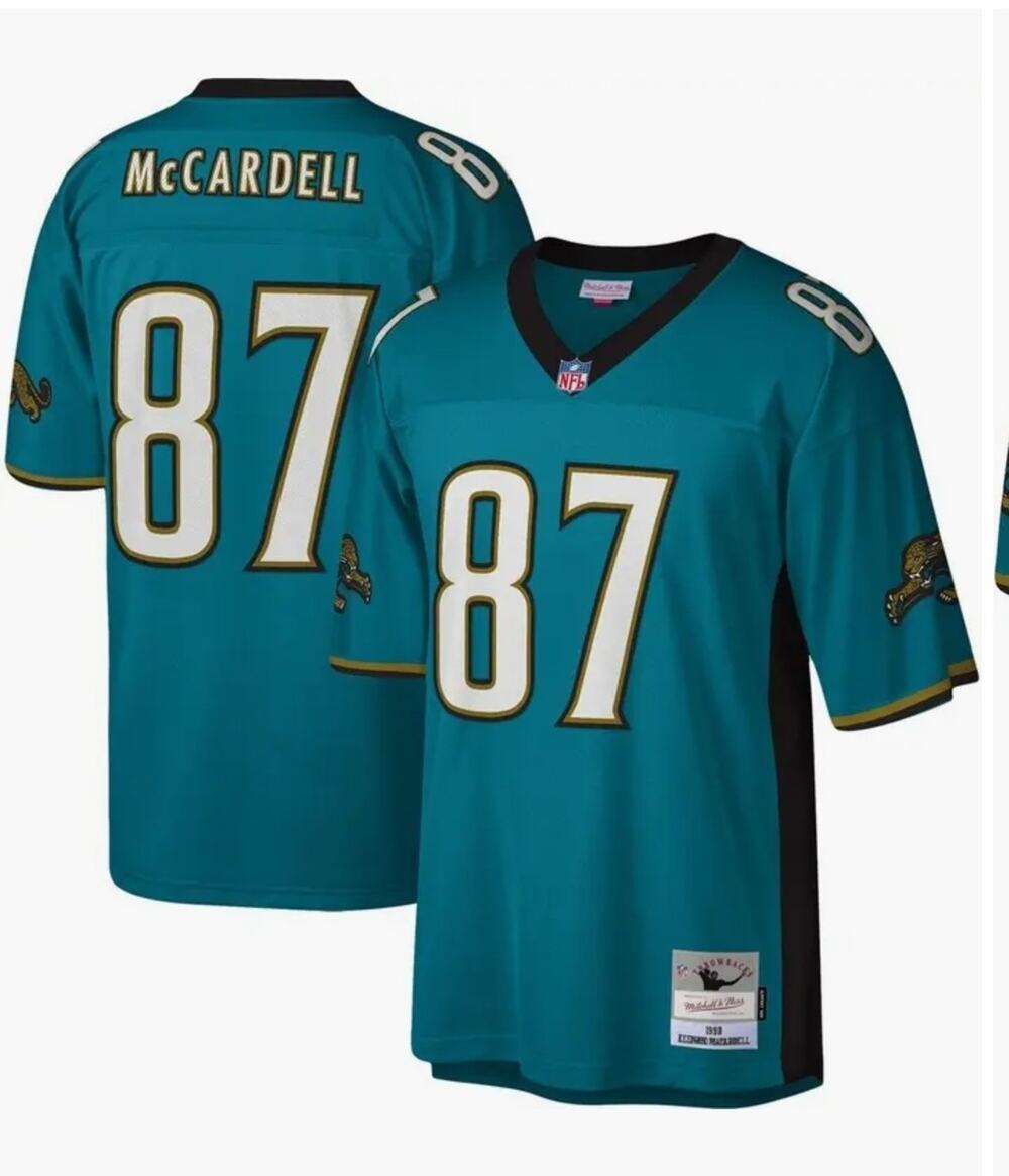 Mitchell Ness #87 Keenan McCardell NFL Legacy Jacksonville Jaguars 1997 Jersey L